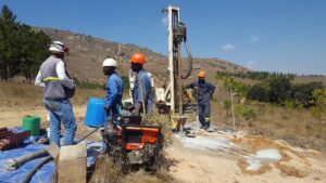 Eau Vive drilling 2017 - 2