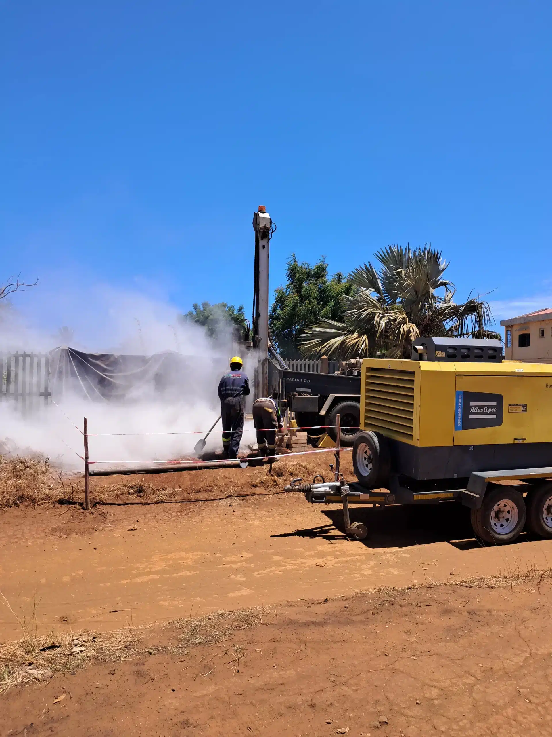 Travaux de forage de puits à Diego-Suarez