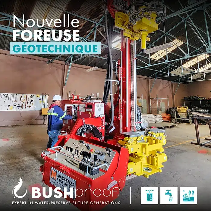 BushProof repousse les limites avec une nouvelle foreuse géotechnique Massenza MI5